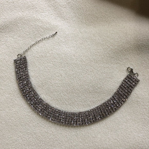 Rhinestone choker - Picture 4 of 7